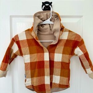Reversable Shacket Toddler 3T Boutique
